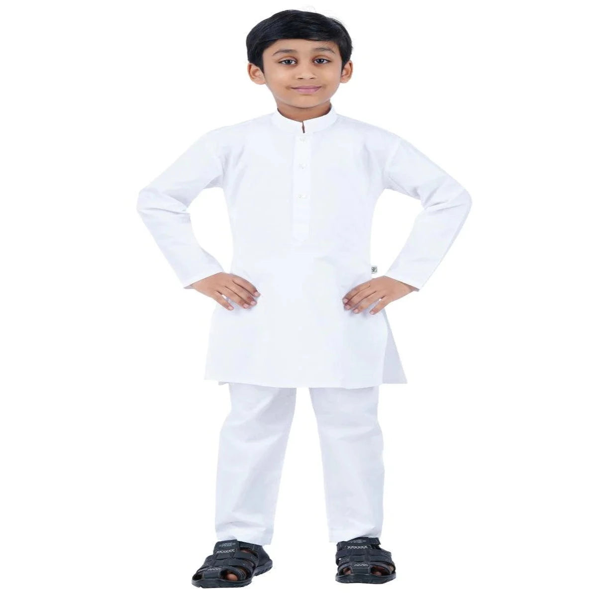 White Pajama Kurta - Cotton (SK)