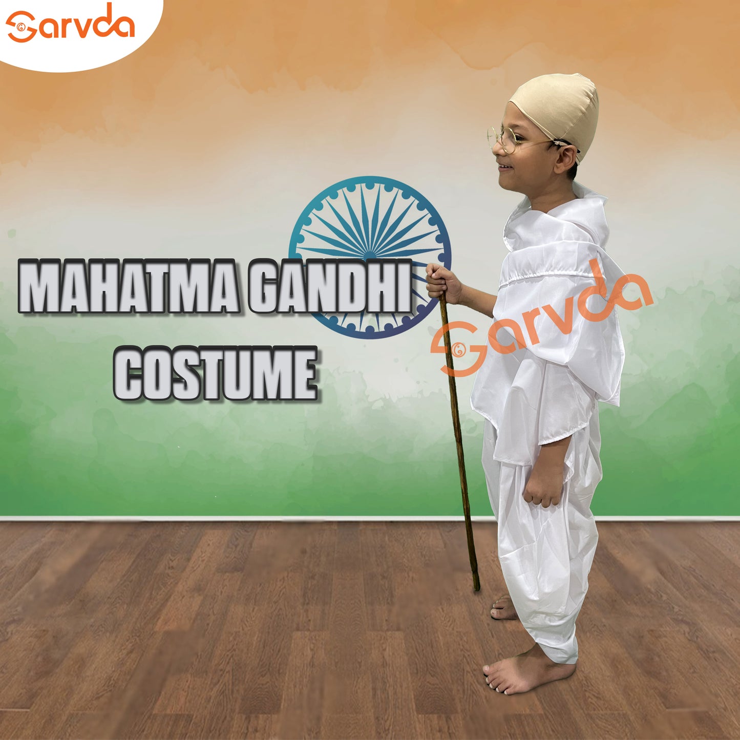 Mahatma Gandhi Full Costume Without Lathi