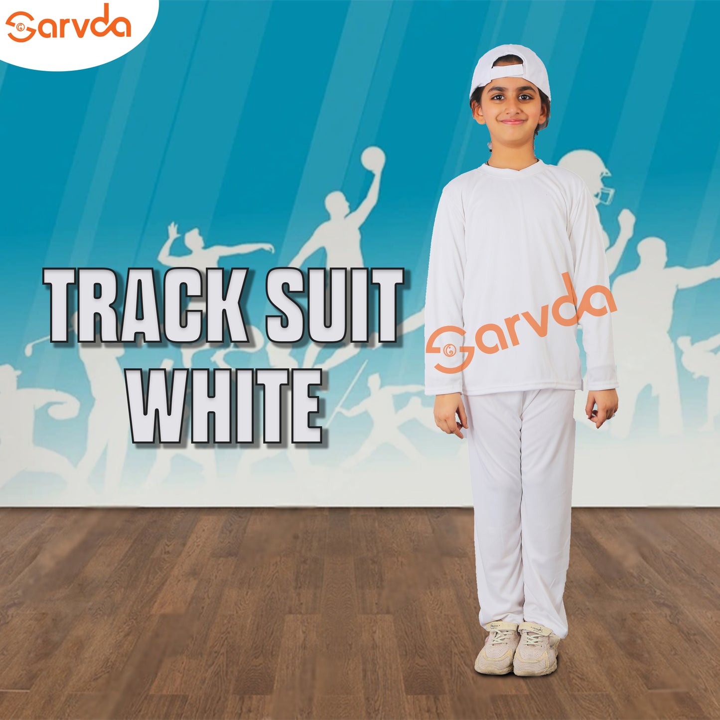 Aerobic dress/Plain Track Suit or Inner - White