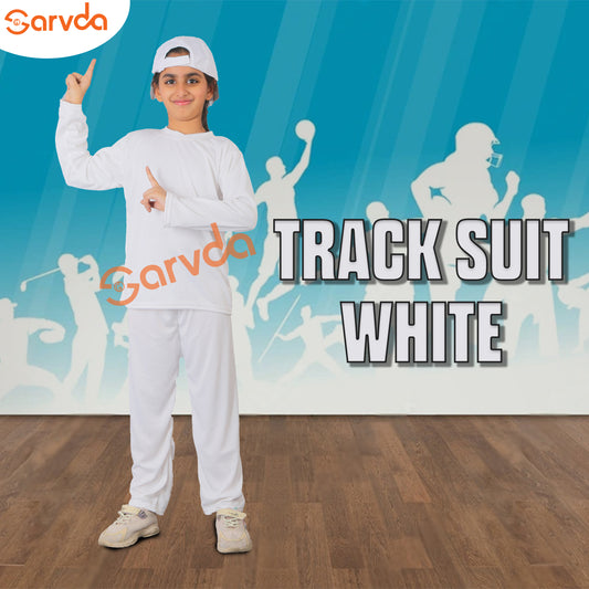 Aerobic dress/Plain Track Suit or Inner - White