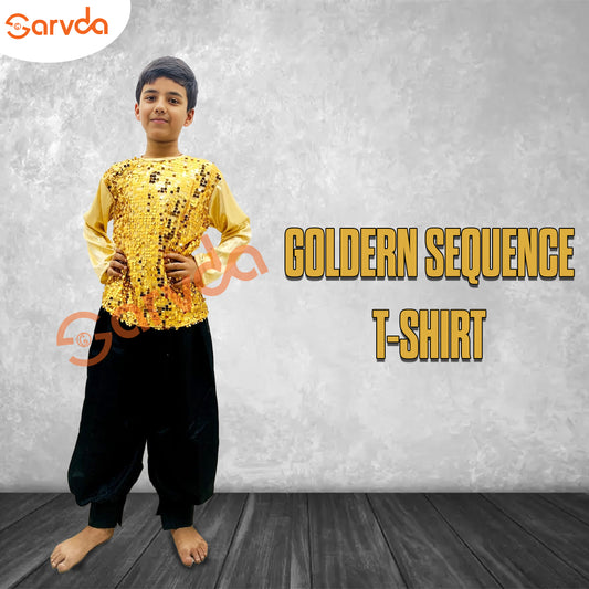 T-shirt Golden Sequence Costume