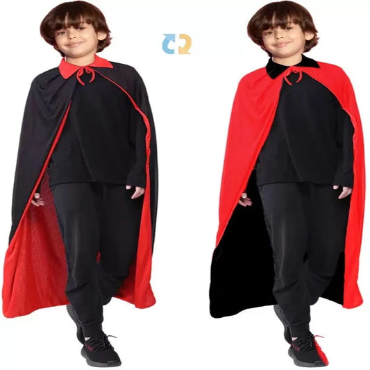 Robe Reversible Red and black Costume - kids