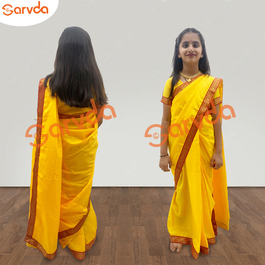 Yellow Teacher Saree