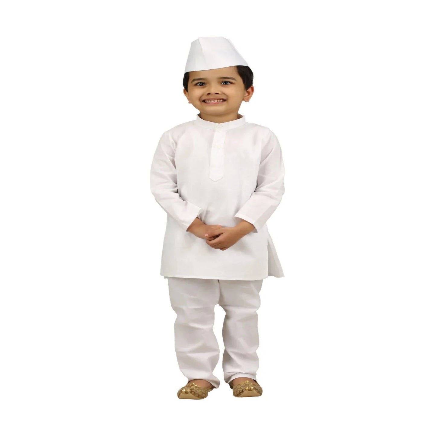 White Kurta Pajama - Chairman /Silk Fabric