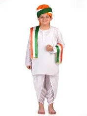 White Dhoti Kurta Set - Chairman / Silk