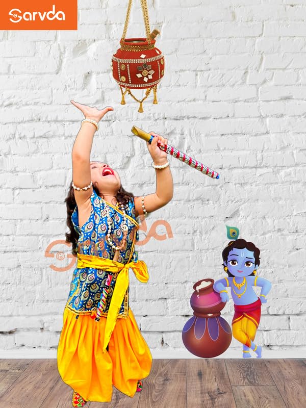 Baby Krishna Brocade Fabric Janmashtami Mythological Character Costume –  Raj Costumes