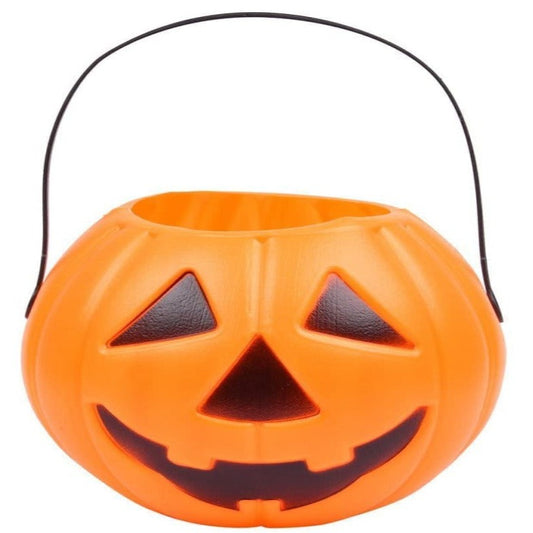 Halloween Plastic Pumpkin Small