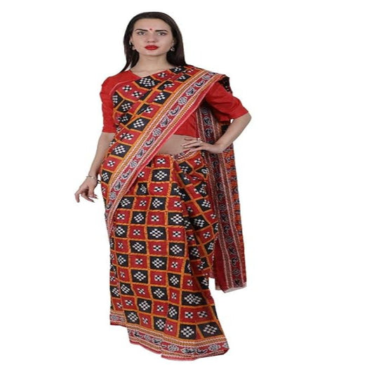 Sambhalpuri Saree for Adult  5 mtr  - cotton