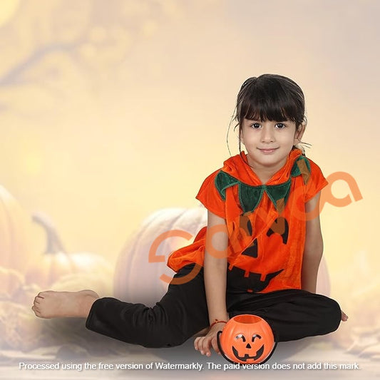 Halloween Pumpkin Hoodie For kids