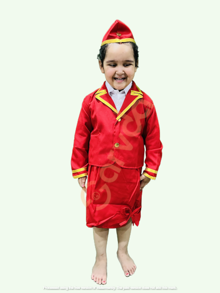 Womens Red Cabin Crew Costume Ladies Stewardess Air Hostess Fancy Dress S -  XXL | eBay