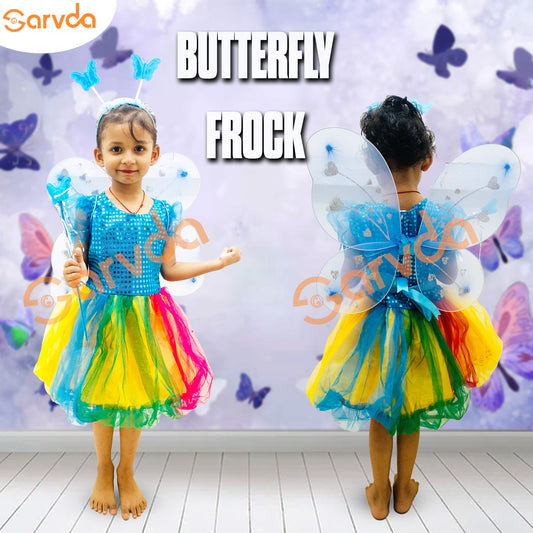 Butterfly Frock For Girls