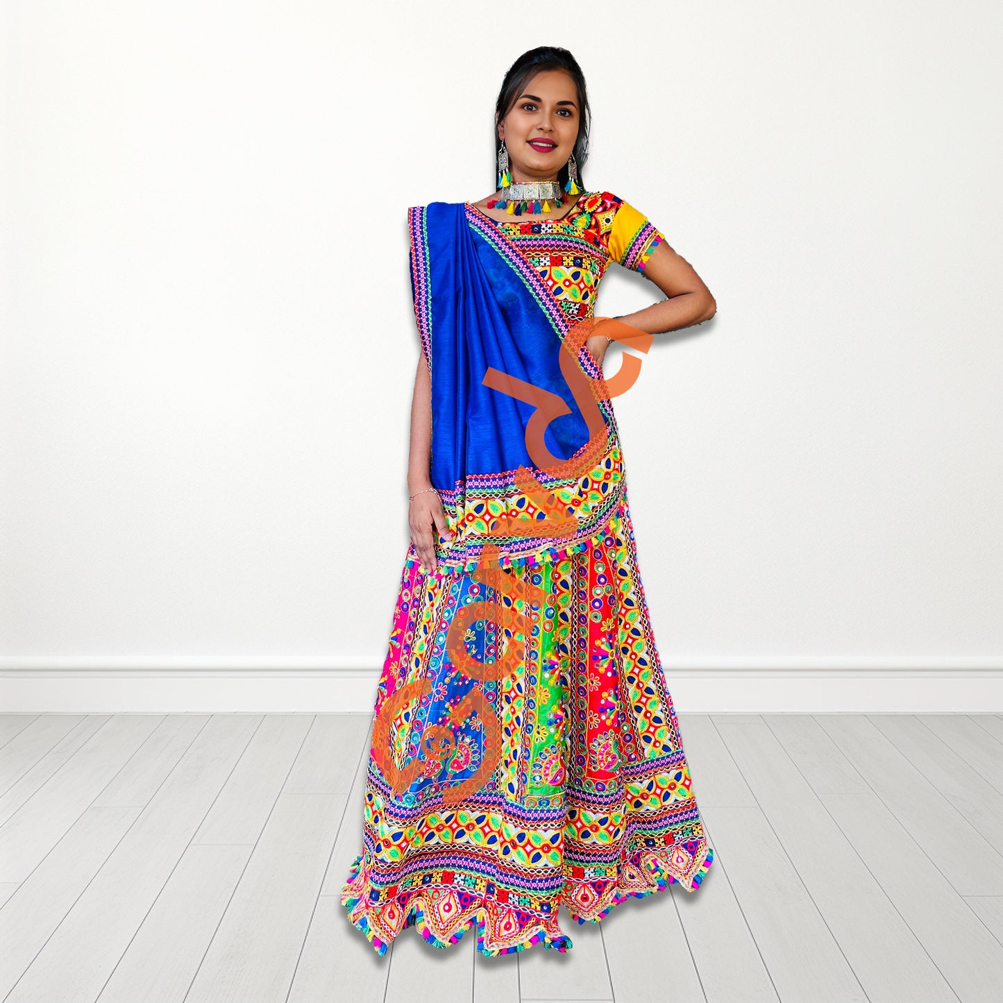 Gujarati style Garba Collection Lehenga Choli - Aldult Size