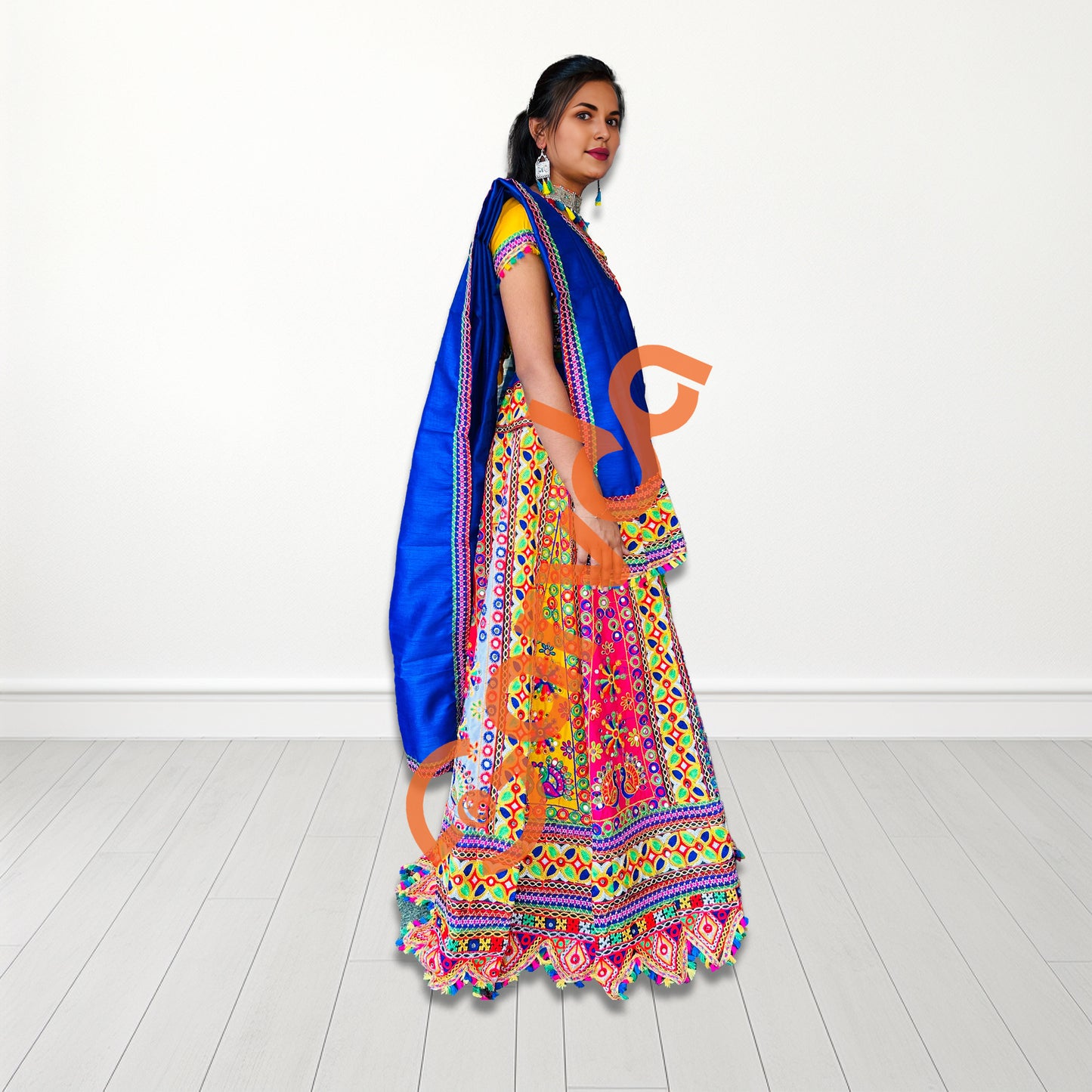 Gujarati style Garba Collection Lehenga Choli - Aldult Size