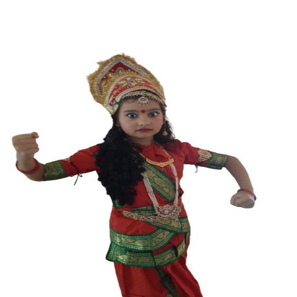 Durga mata fancy dress-  Red BT