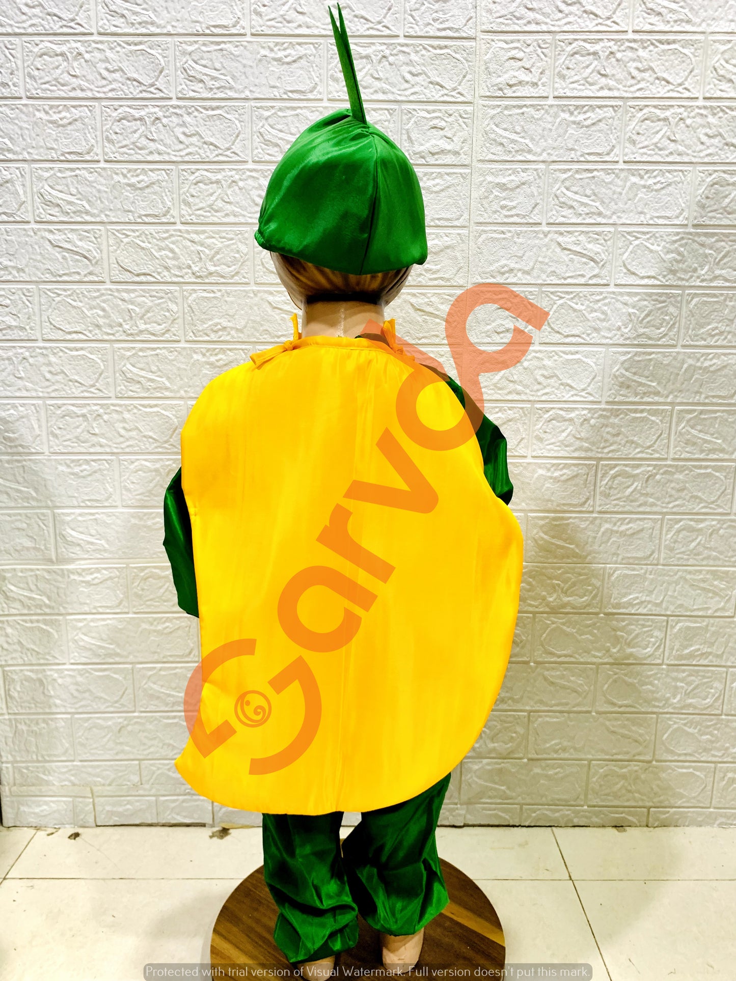 Mango Fruit Costume Cutout and Cap