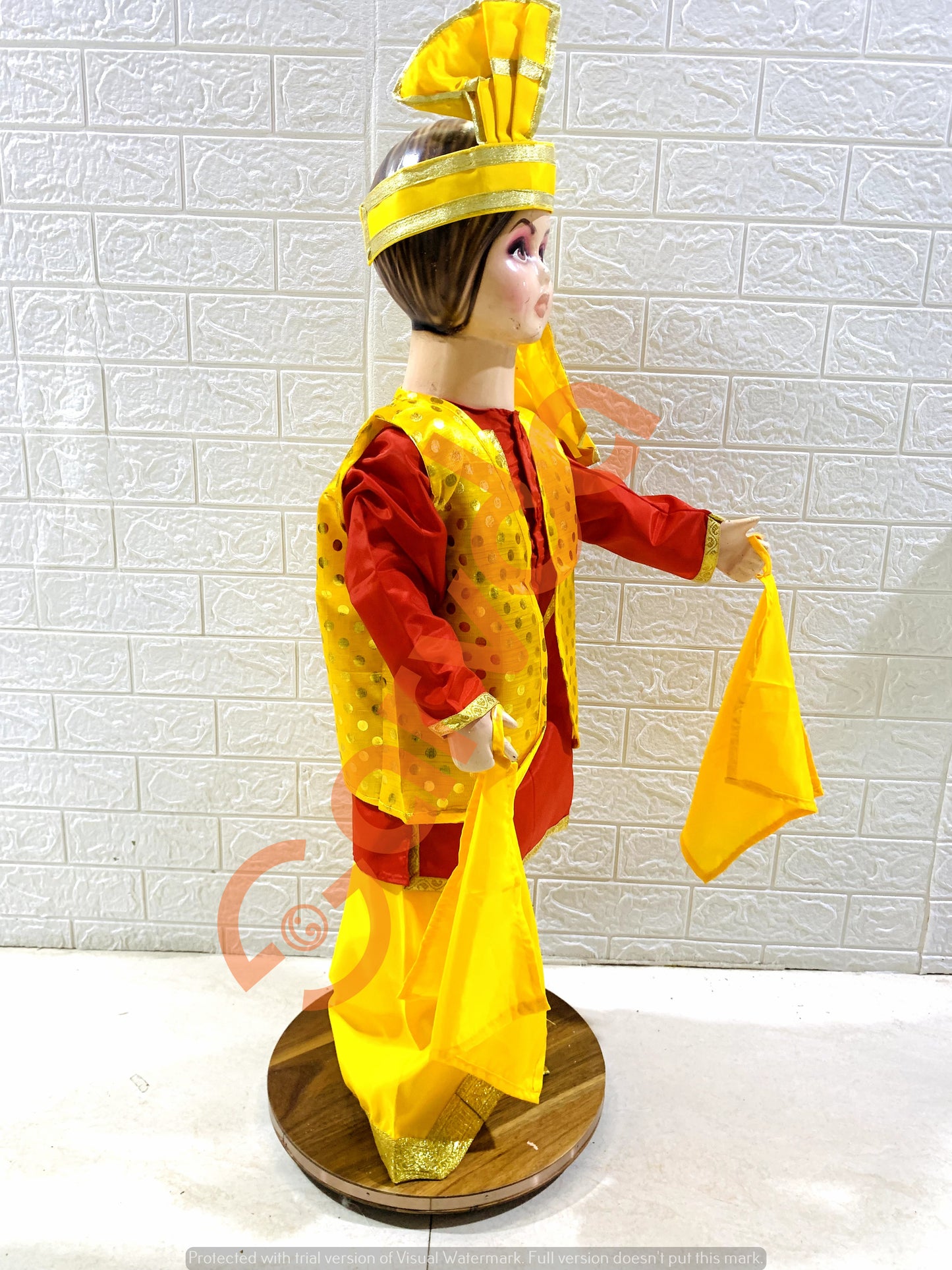 Bhangra / Punjabi Boy Costume with Big Turban / Turra