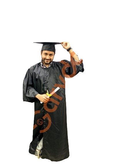 Convocation Degree Gown - Black