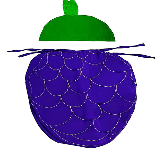 Grapes (Purple) Costume Cutout and Cap