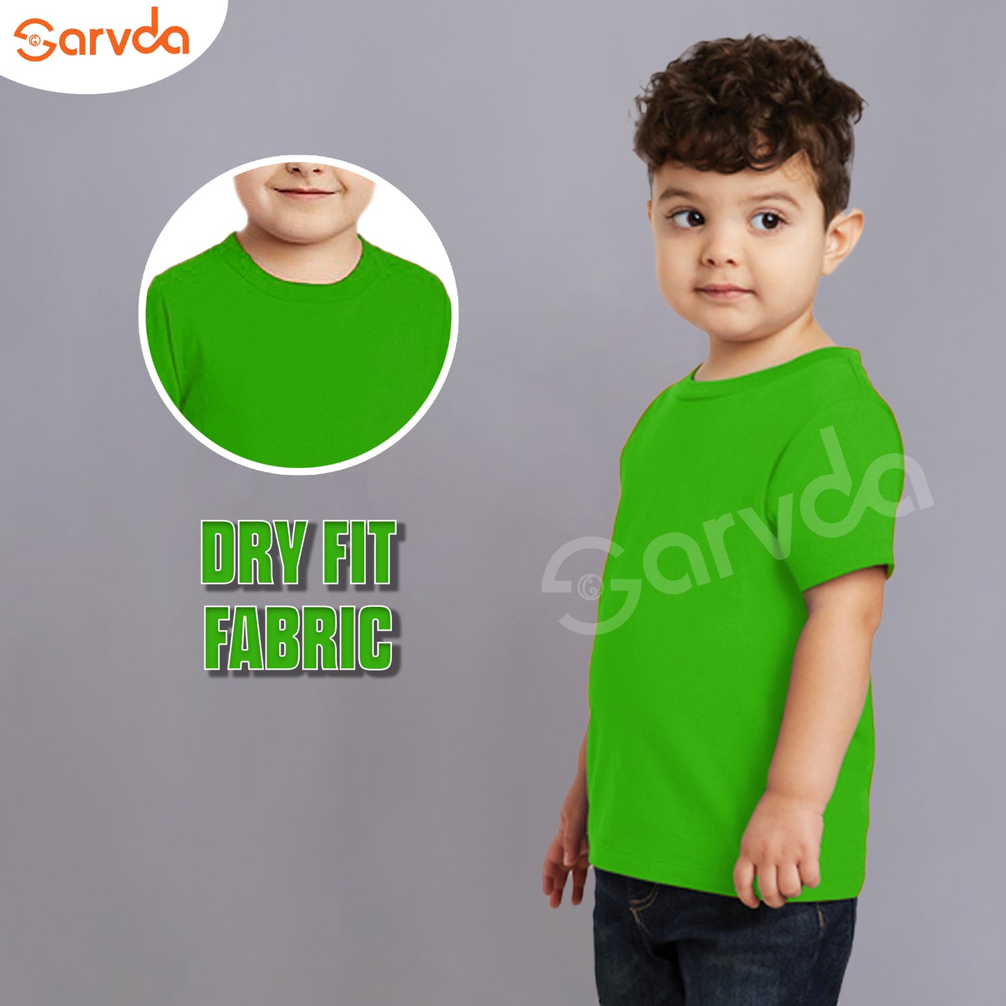 Plain Green Tshirt - Premium quality fabric