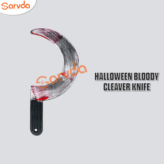 Halloween Bloody Cleaver Knife