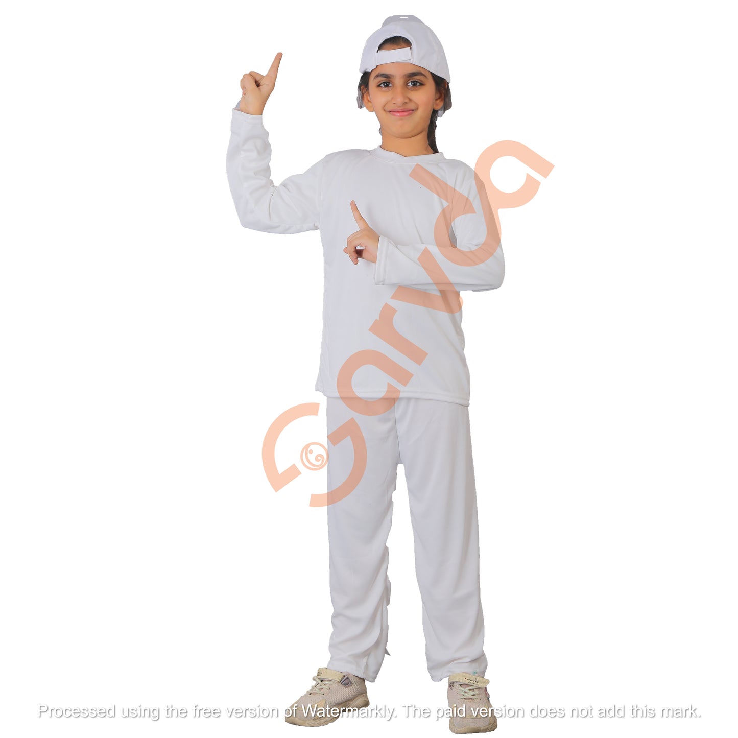 Aerobic dress/Plain Track Suit or Inner - White