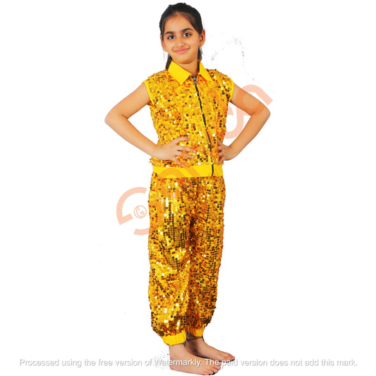 Zippershirt and Heram Set- Yellow