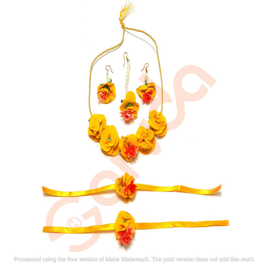 Flower Jewellwery 5 pcs Set - Radha/Others