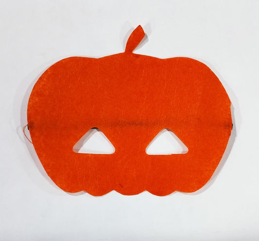 Halloween/Pumpkin Felt Mask Orange