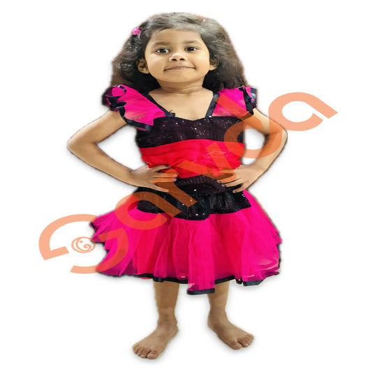 Western Black /Pink Girls Costume