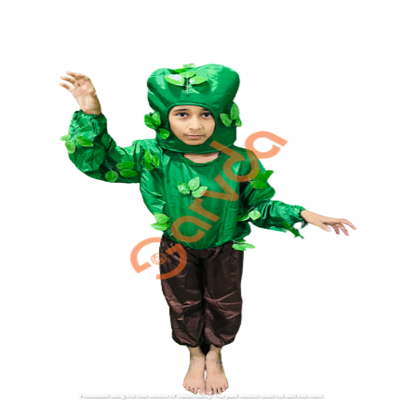 Tree Costume Jumpsuit and Cap