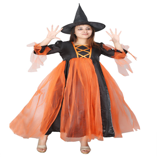 Halloween Horror Gown for Women - Net fabric