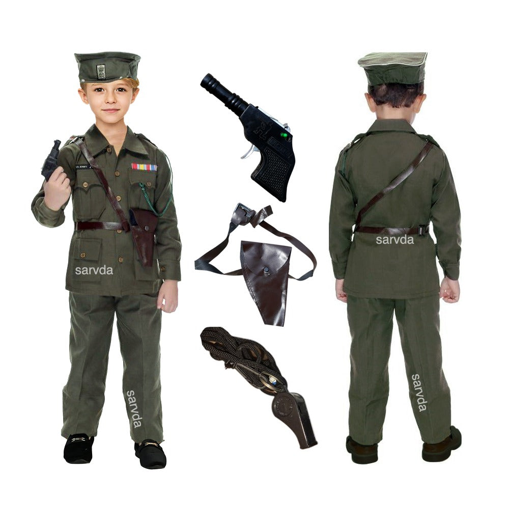 Military Costume For kids