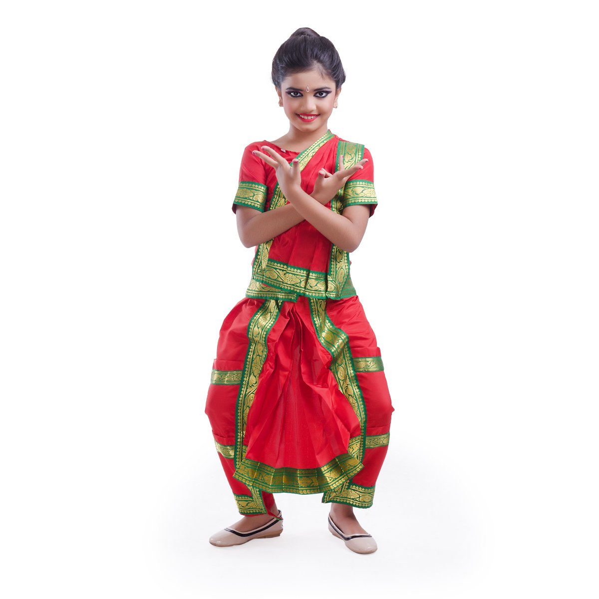 Bharatnatyam Dance Costume- Red