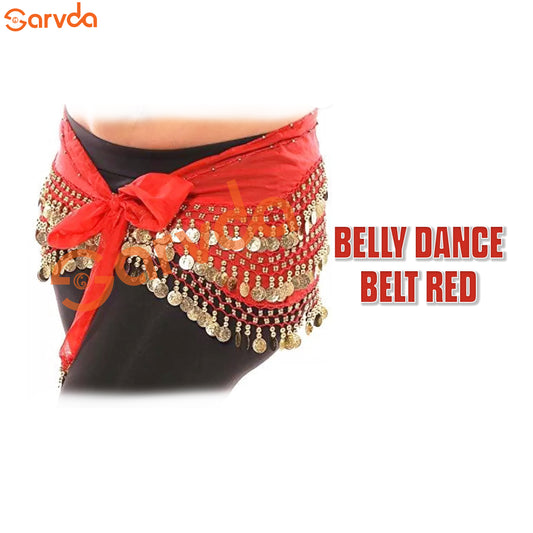 BELLY DANCE BELT Red