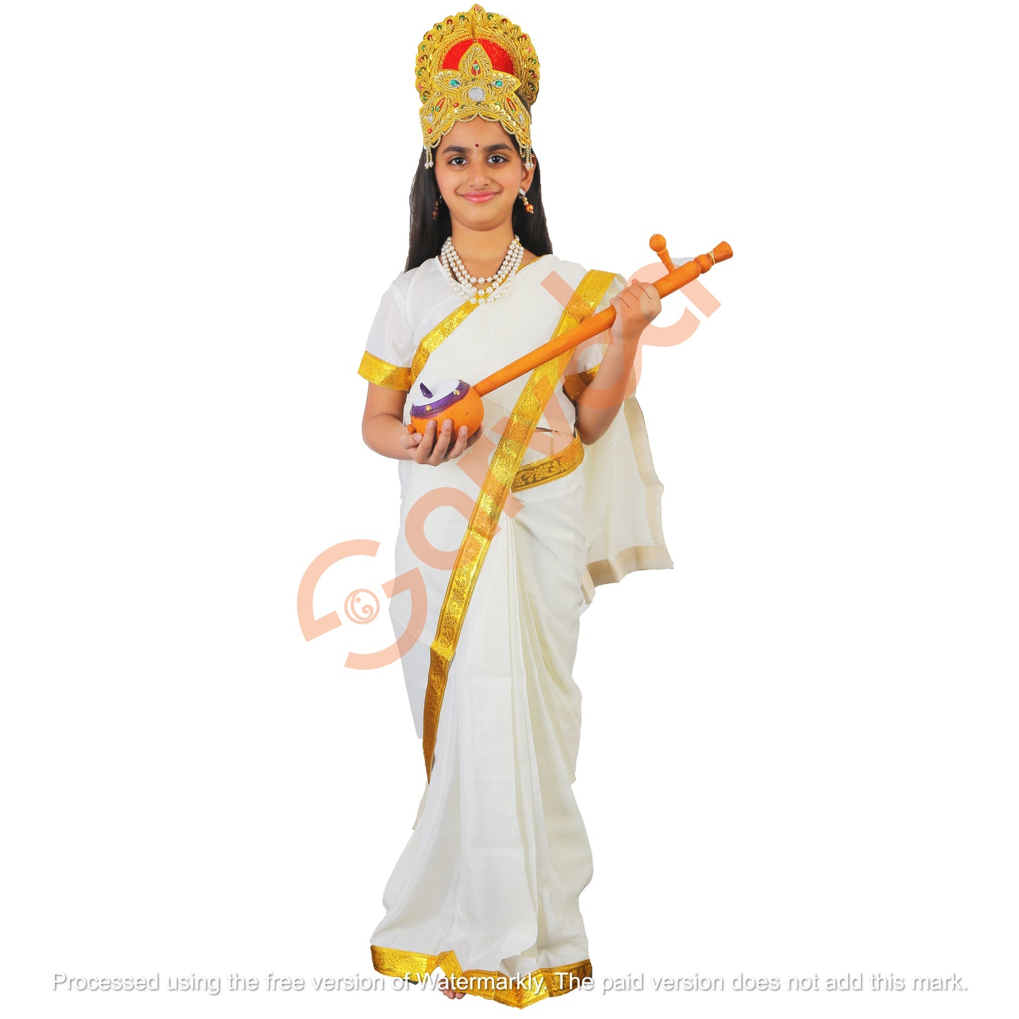 Saraswati Mata Costume