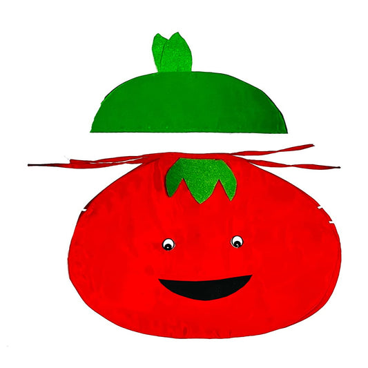 Tomato Costume Cutout and Cap Without Jumpsuit