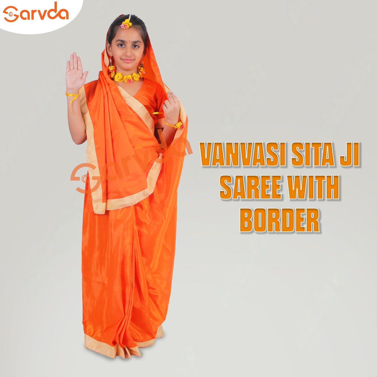 Vanvasi Sita ji Saree with border