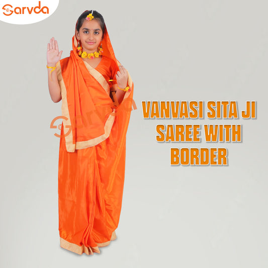 Vanvasi Sita ji Saree with border