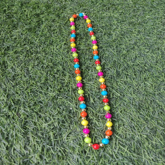 Multicolored moti  mala - pack of 12