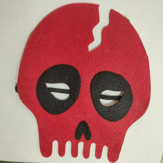 Halloween Felt Mask - Red