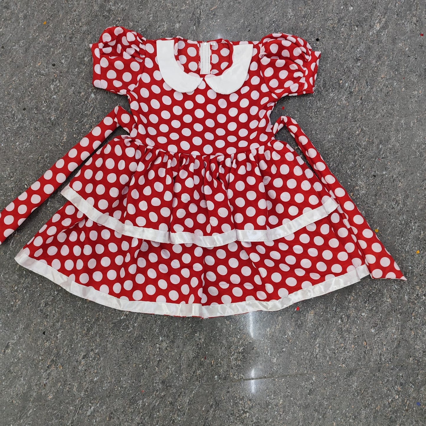 Polka  Dot Flared Frock