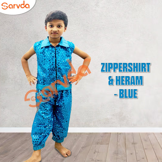 Zippershirt and Heram - Blue