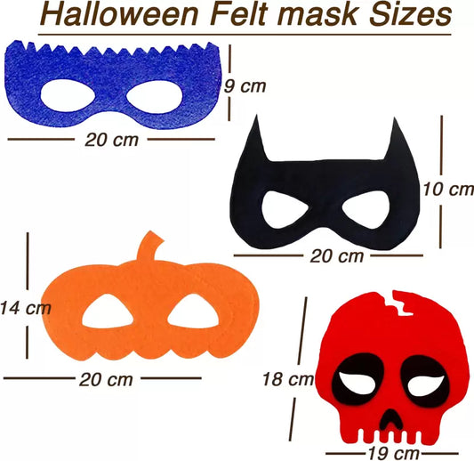 Felt Mask - Pack of 4