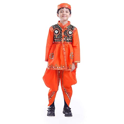 Kediya boys Costume-Orange