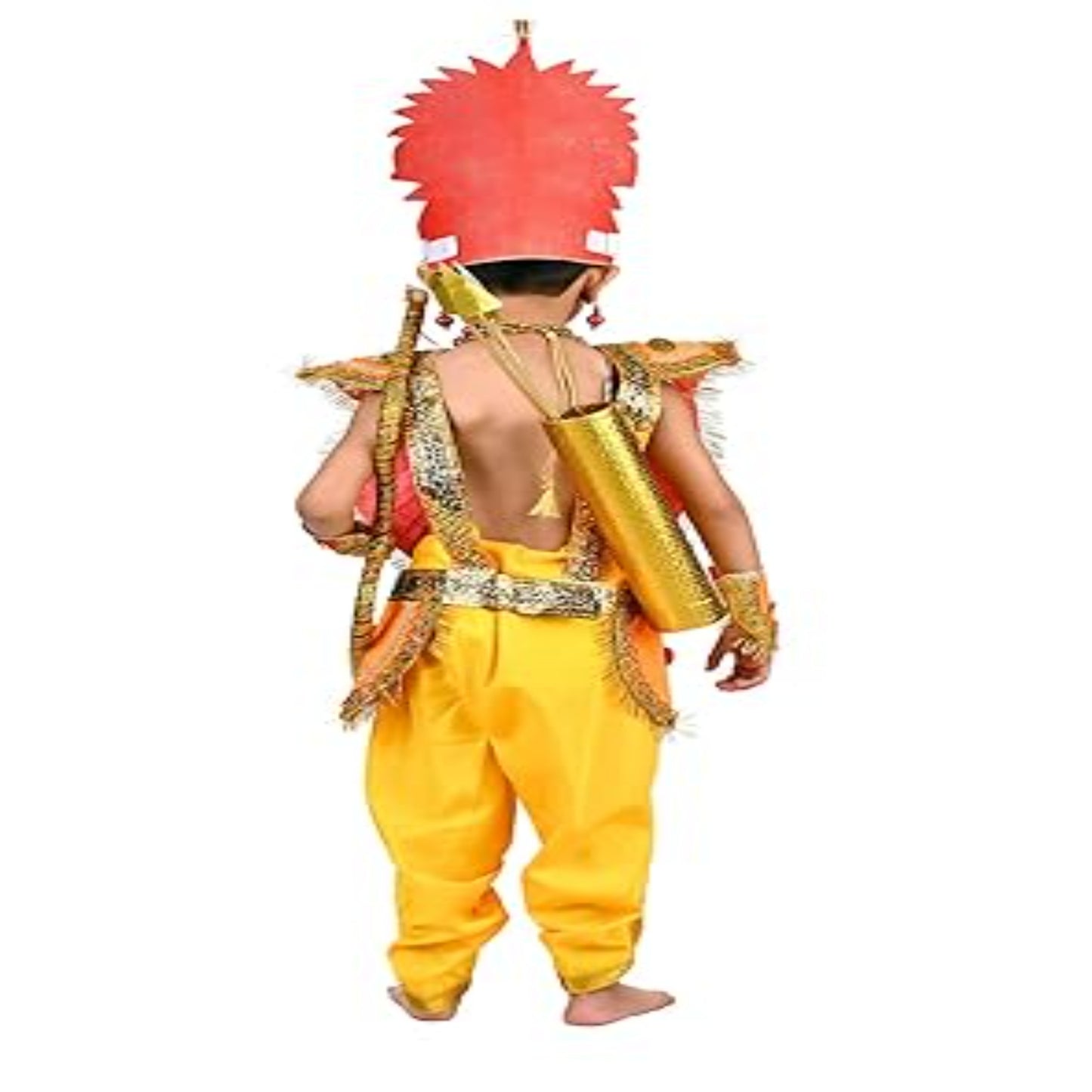 Orange Kavach with Dhoti - Raja Ram Costume