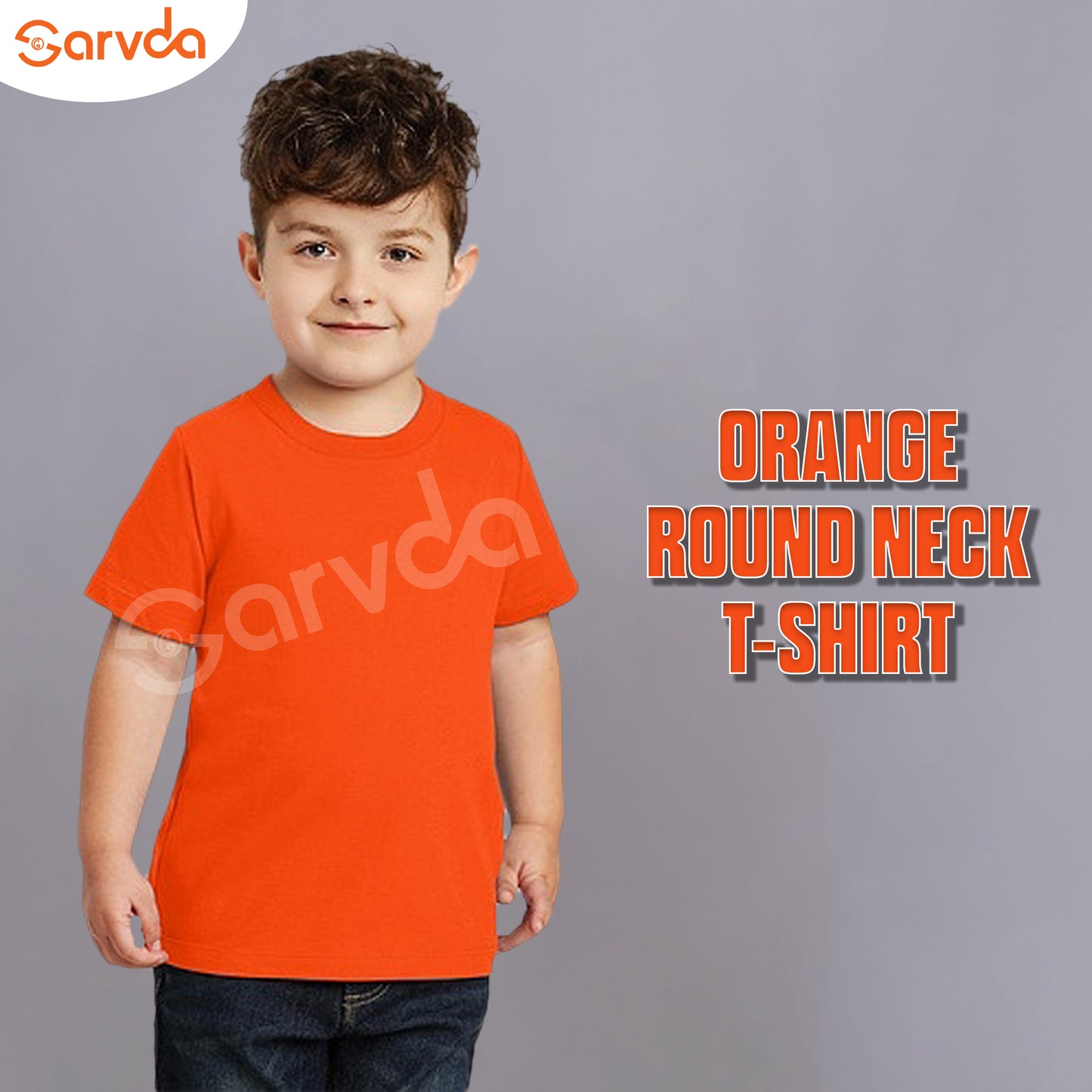 Plain Orange T-shirt - Premium quality fabric