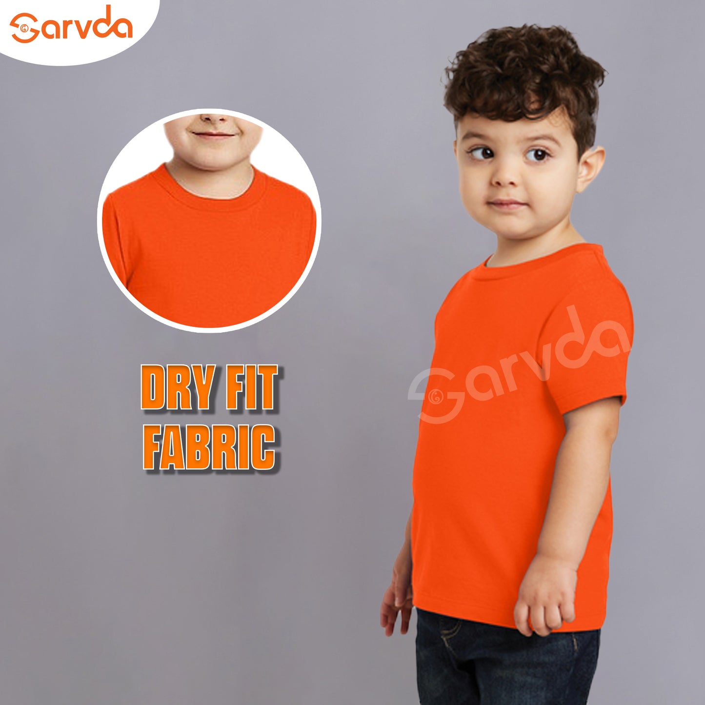 Plain Orange T-shirt - Premium quality fabric