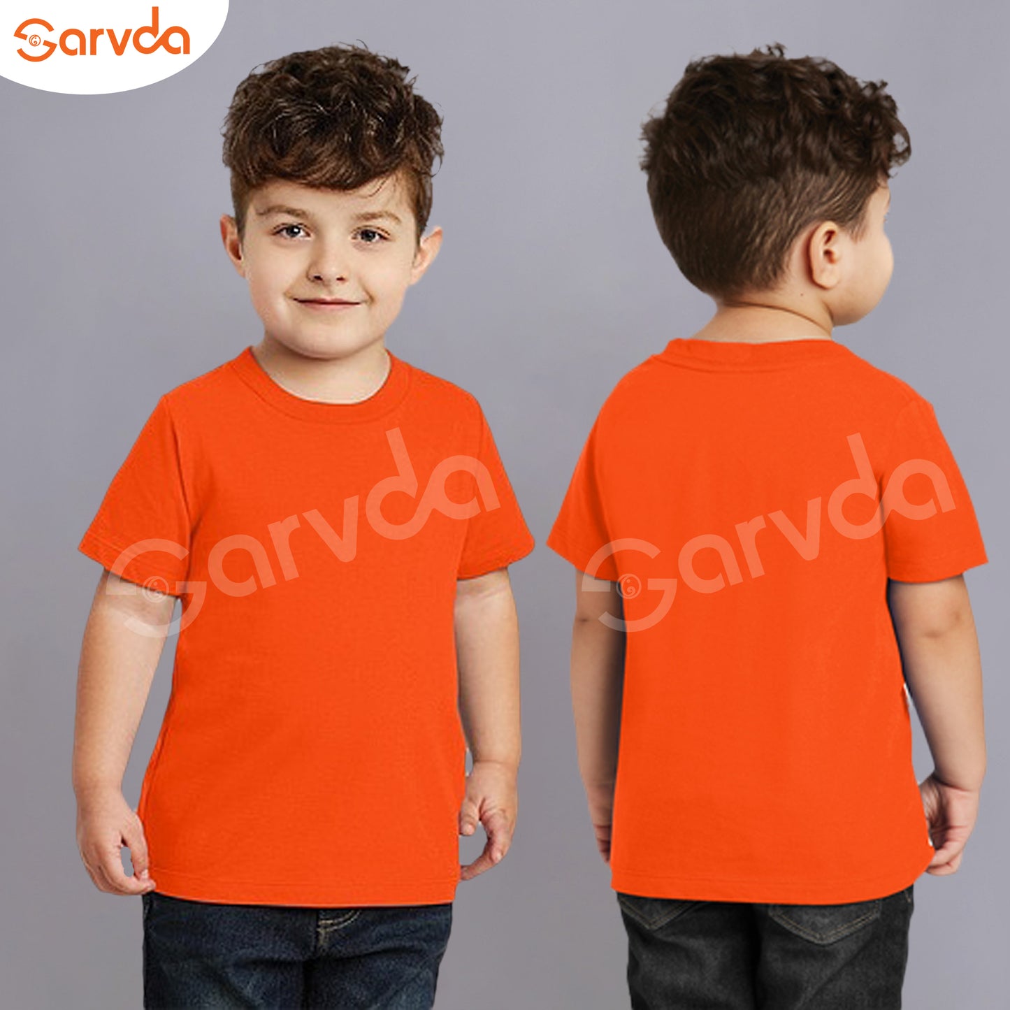 Plain Orange T-shirt - Premium quality fabric