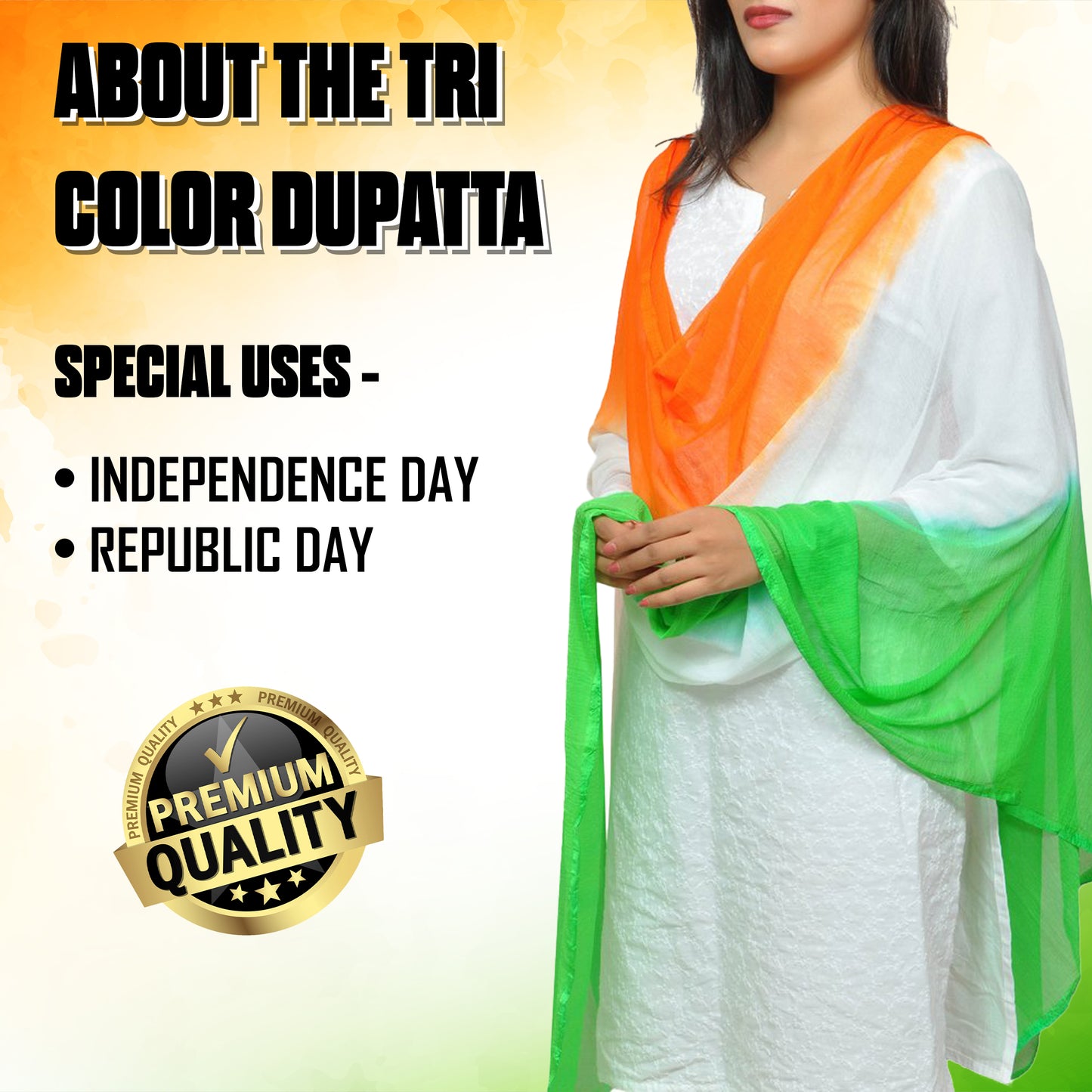 Tiranga Dupatta